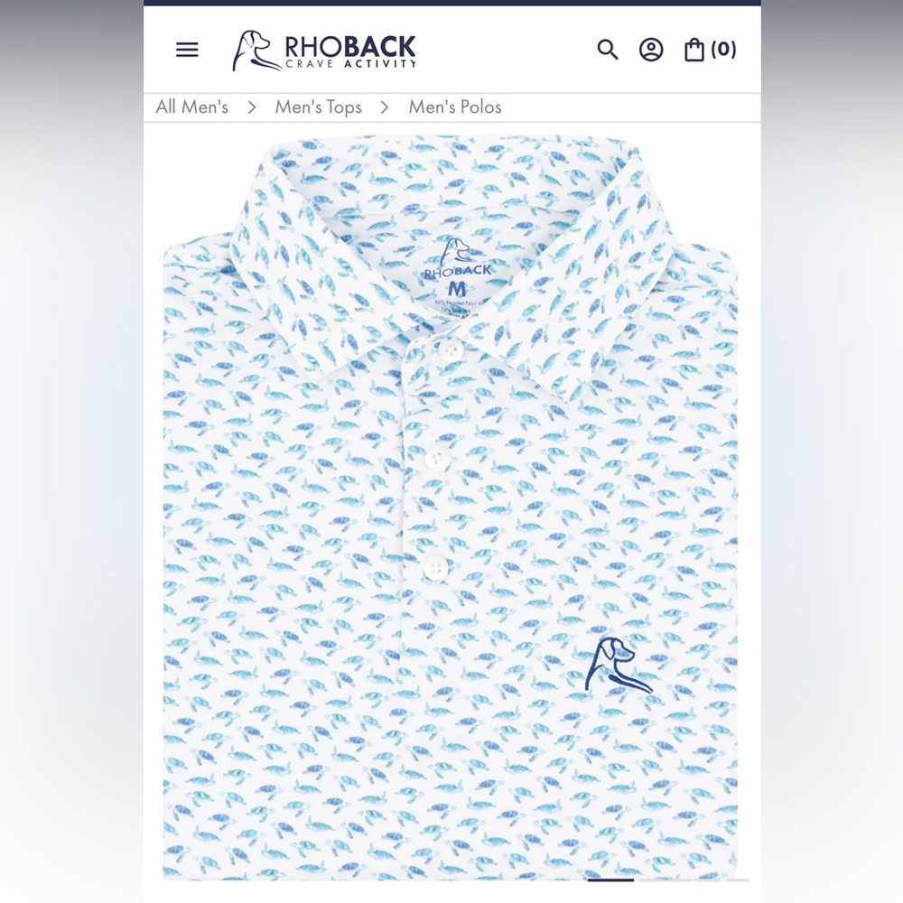 The Turtle Tracker Performance Polo